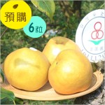 【預購】自然農耕市集/新興梨禮盒 6粒（單顆約700g～800g）