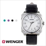 【WENGER AEROGRAPH】飛行者系列夜光大三針腕錶-四色禮盒組/34mm
