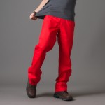 【eVent】3層 40D輕量戶外頂級品高透氣機能防水長褲(鍺紅)