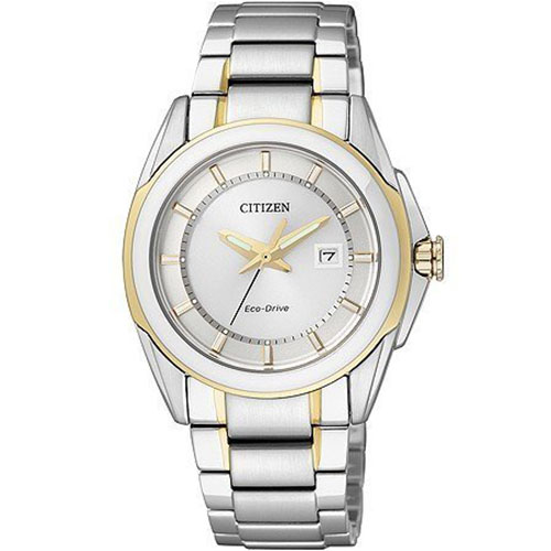 CITIZEN Eco-Drive 光燦完美線條時尚女用腕錶(EW1515-51A)