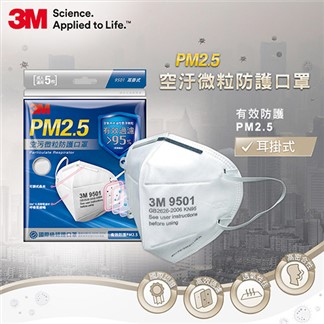【3M】9501V/PM2.5空污微粒防護口罩帶閥3入